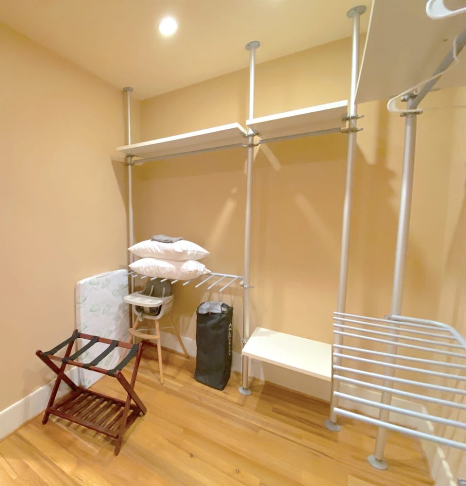 Primary walk in closet