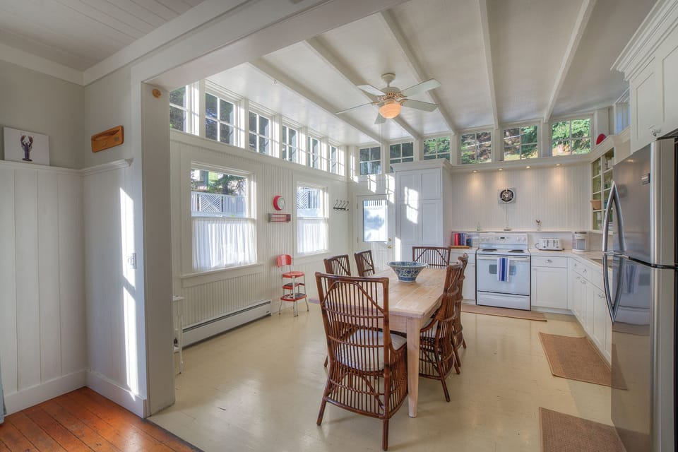 Farm table with seating for 6