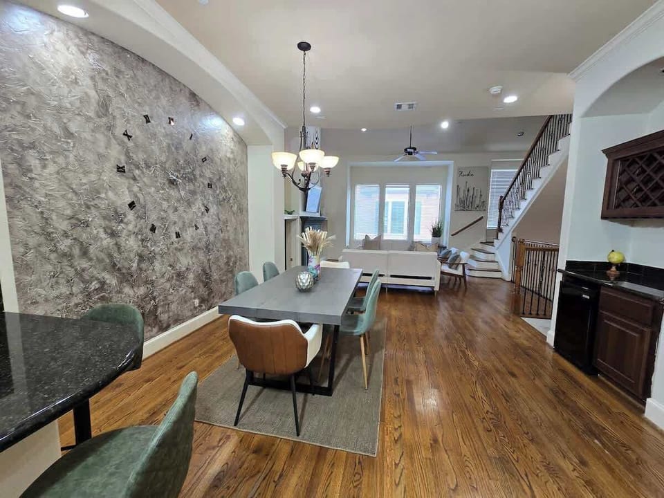 Spacious dining area ideal for shared meals and friendly chatter.