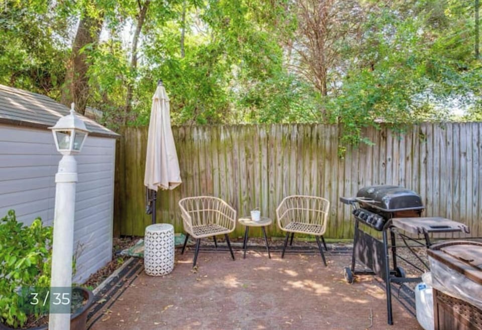 Back Patio with Grill