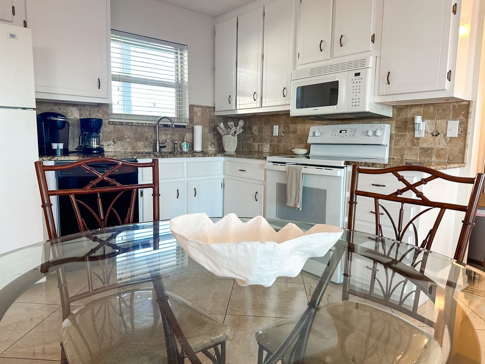 Dining and kitchen
