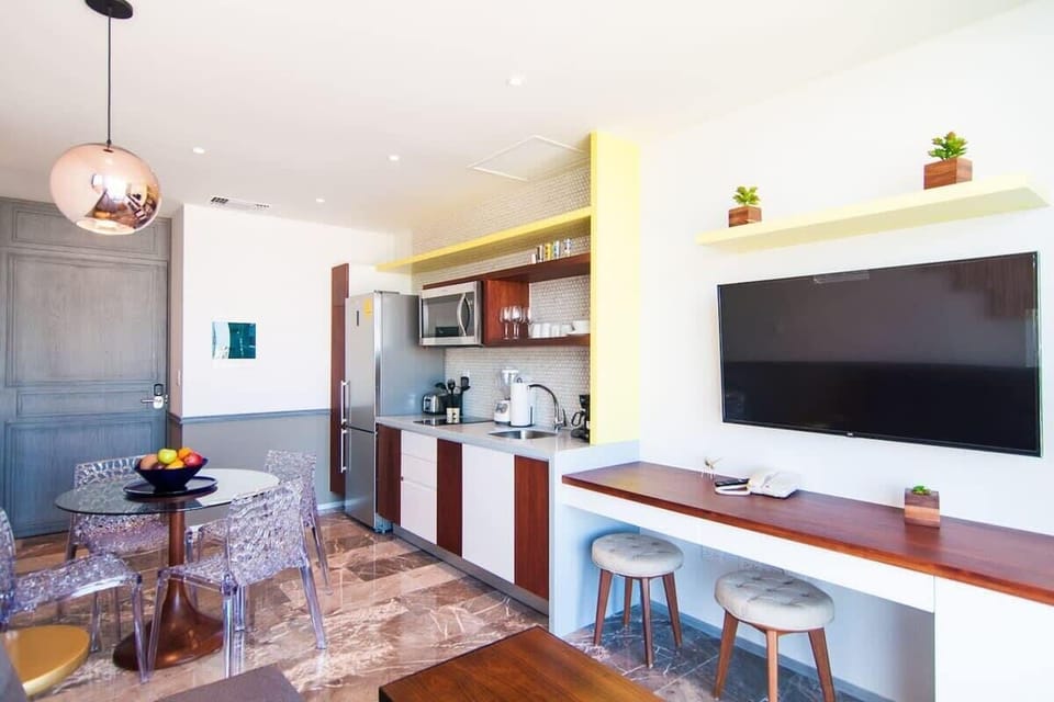 Bright, modern living space