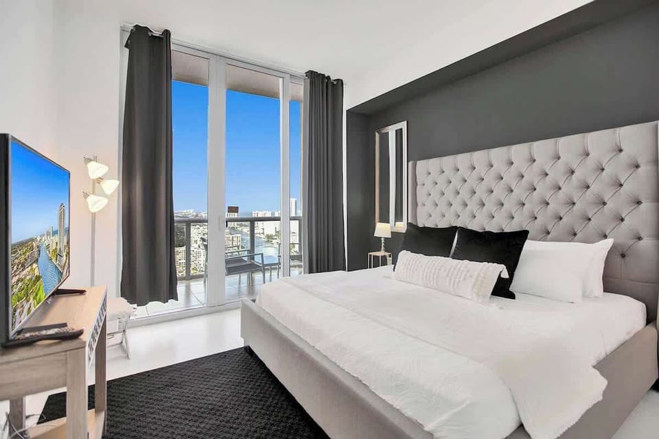 Unwind in Bedroom 1, complete with a luxurious king-size bed and a TV for your personal enjoyment.