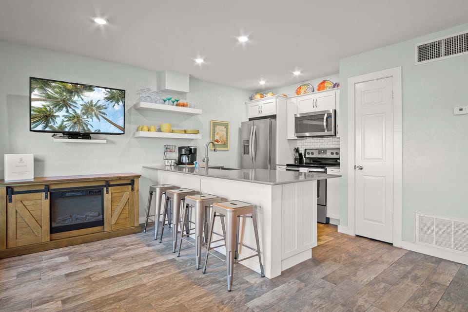 Spacious open floor plan perfect for entertaining, with seamless flow between kitchen, dining, and living areas!