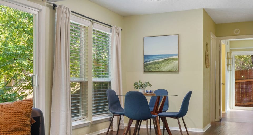 Dining area off of the kitchen