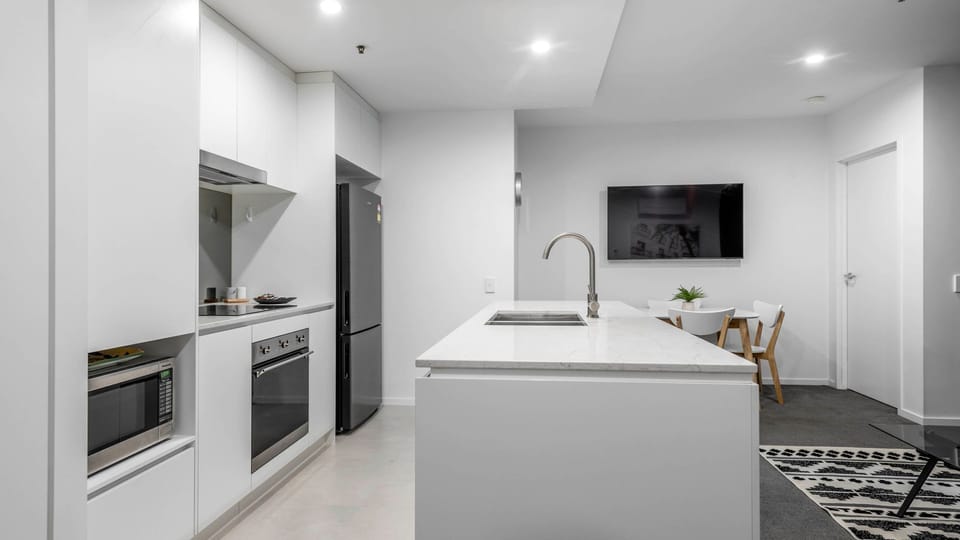 Clean and straightforward kitchen space
