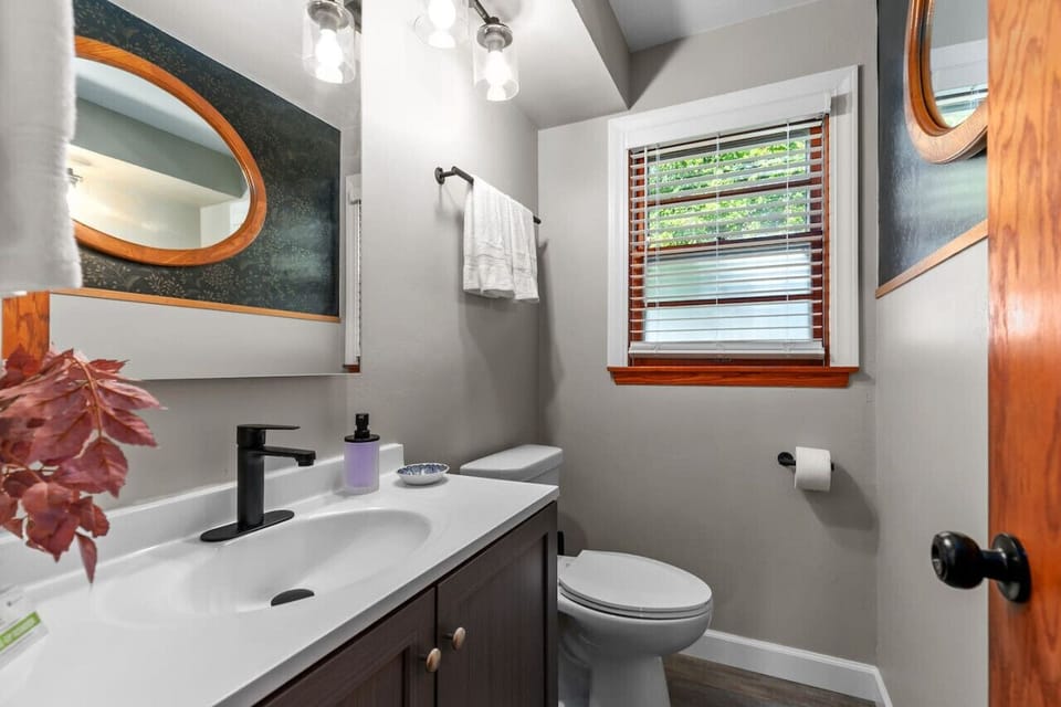 Half bath located on main floor.