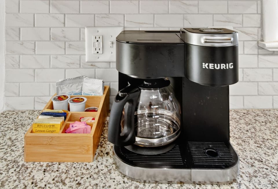 Start your mornings right with fresh coffee from the Keurig — a thoughtful touch for a perfect start to your day.