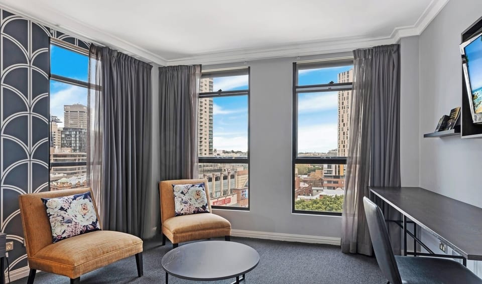 Simple and comfortable space for guests to enjoy
