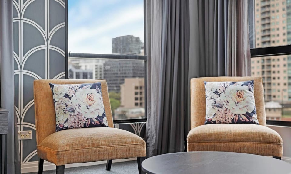Simple and comfortable space for guests to enjoy