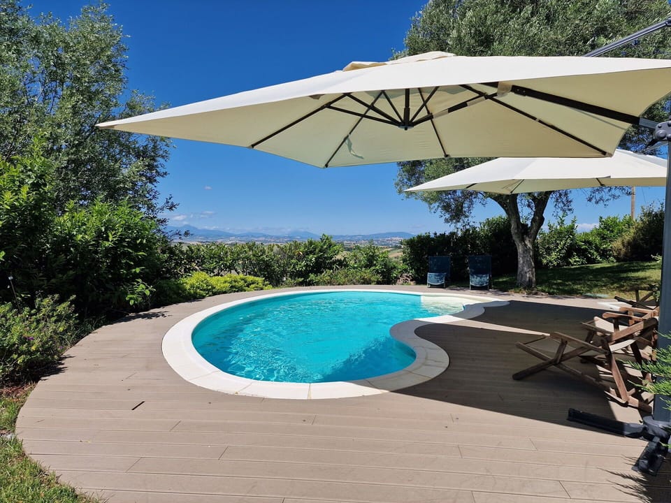 Water, Plant, Property, Sky, Swimming Pool, Umbrella, Azure, Shade, Tree, Body Of Water