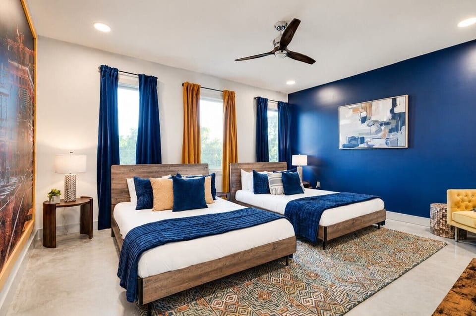 Bright and comfortable bedroom.