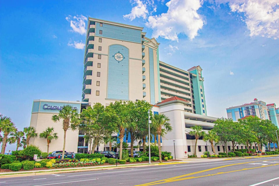 #1 Rated Resort- Central Location with onsite waterpark, direct beach access from room - onsite direct beach access, with 24*7 security, 20+pools, 5mins to Walmart, ONSITE Starbucks, nearby restaurants, Marketcommons, upscale shopping, etc
