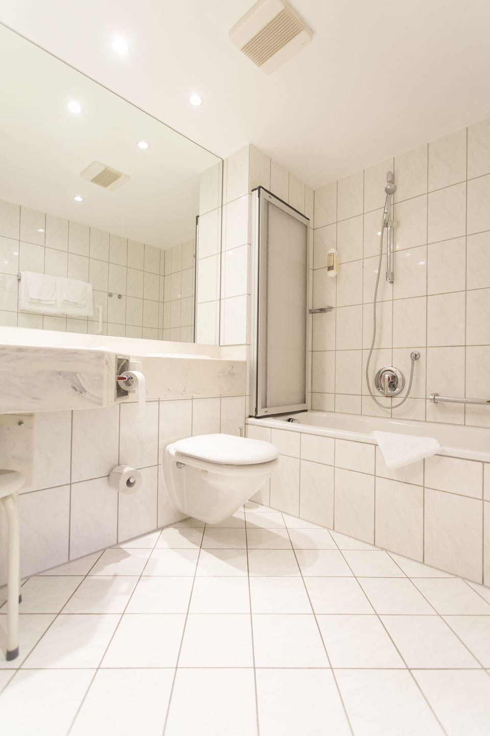 Free toiletries, hair dryer, towels, soap