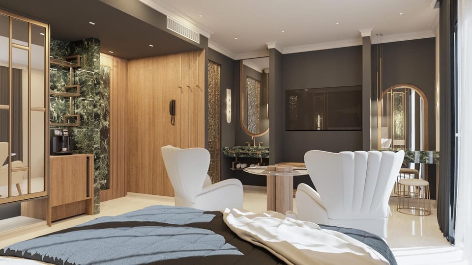 In-room safe, desk, laptop workspace, blackout drapes