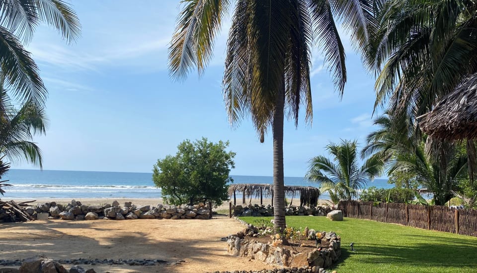 Yard and beach