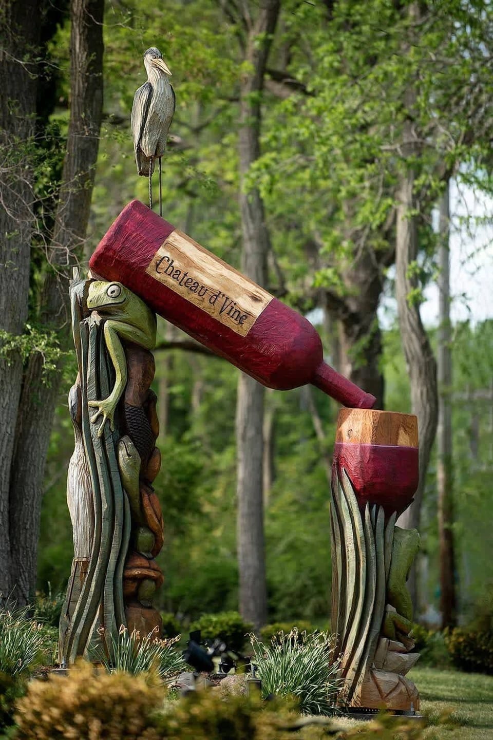 Welcome to Chateau d'Vine!  A Farm House estate with three cottages. A local favorite greets you at the as you drive up to the house. 