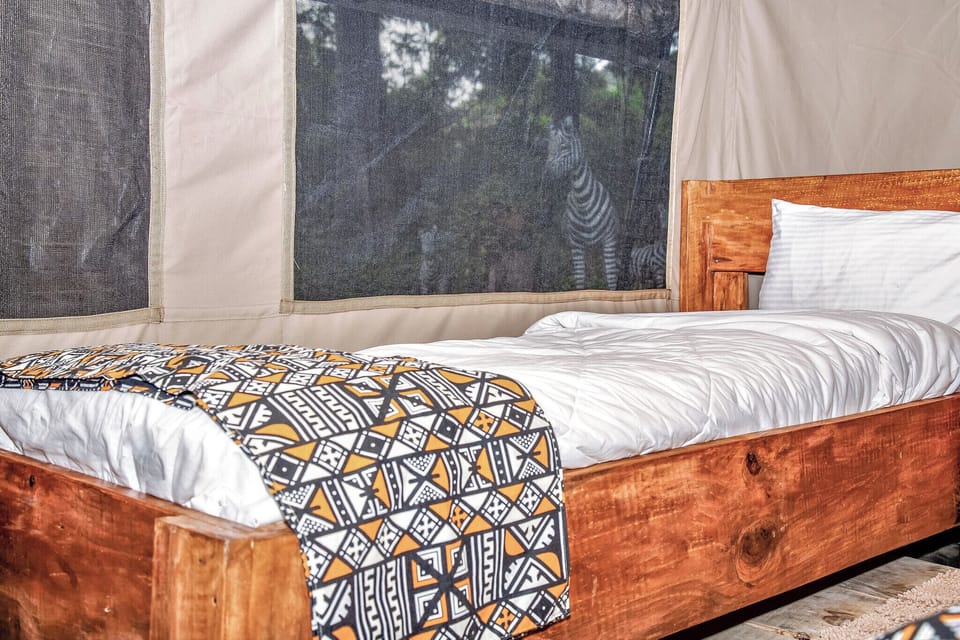 Basic Tent, Patio, Garden View | In-room safe