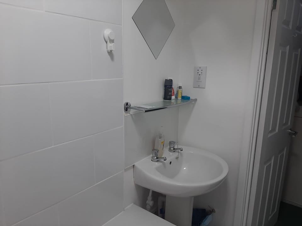 Studio | Bathroom | Shower, towels, toilet paper