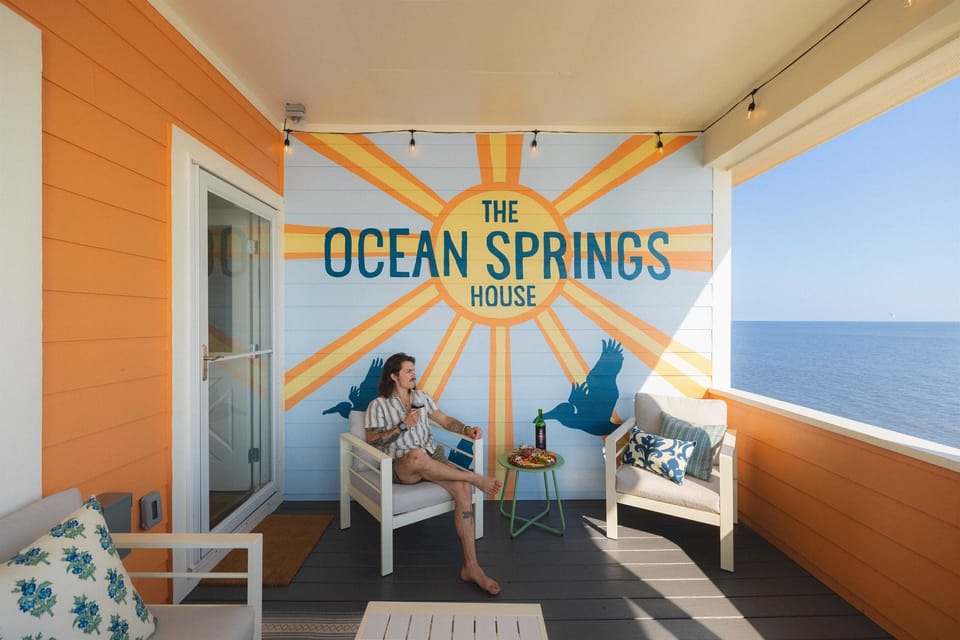 Sip a hot cup of coffee in the morning or a glass of wine in the evening as you unwind on the coast.