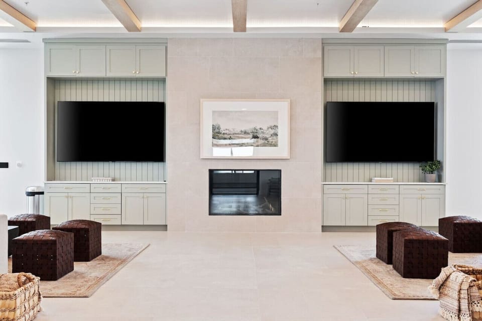 TV and gaming room