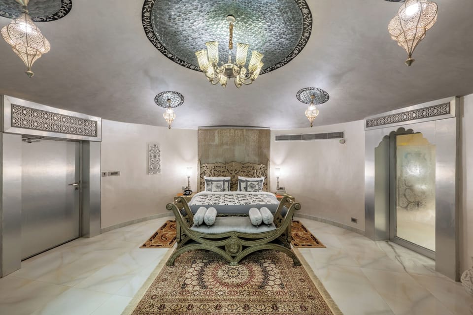 Chokhi Dhani Honeymoon Suite | Premium bedding, minibar, in-room safe, desk