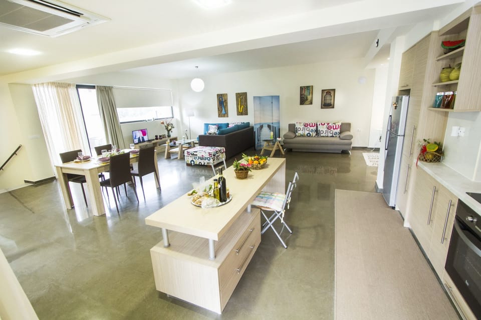 Apartment, Ground Floor | Private kitchen | Fridge, microwave, stovetop, dishwasher