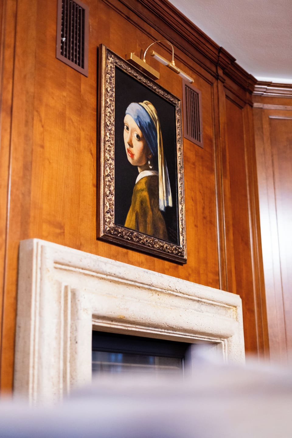 Luxury Condo | Living room | Flat-screen TV, fireplace, offices