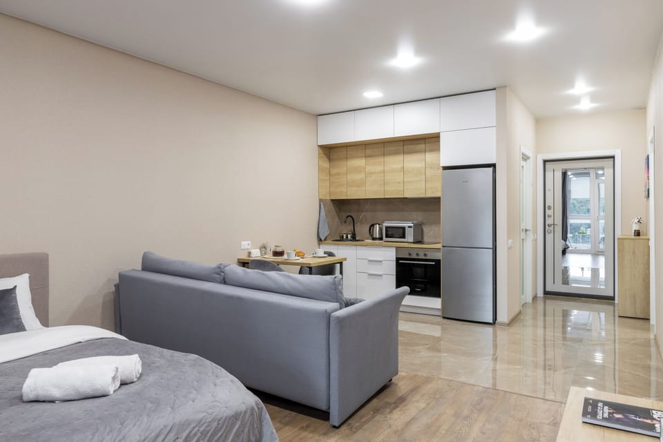 Classic Apartment, Park View | Living area | TV