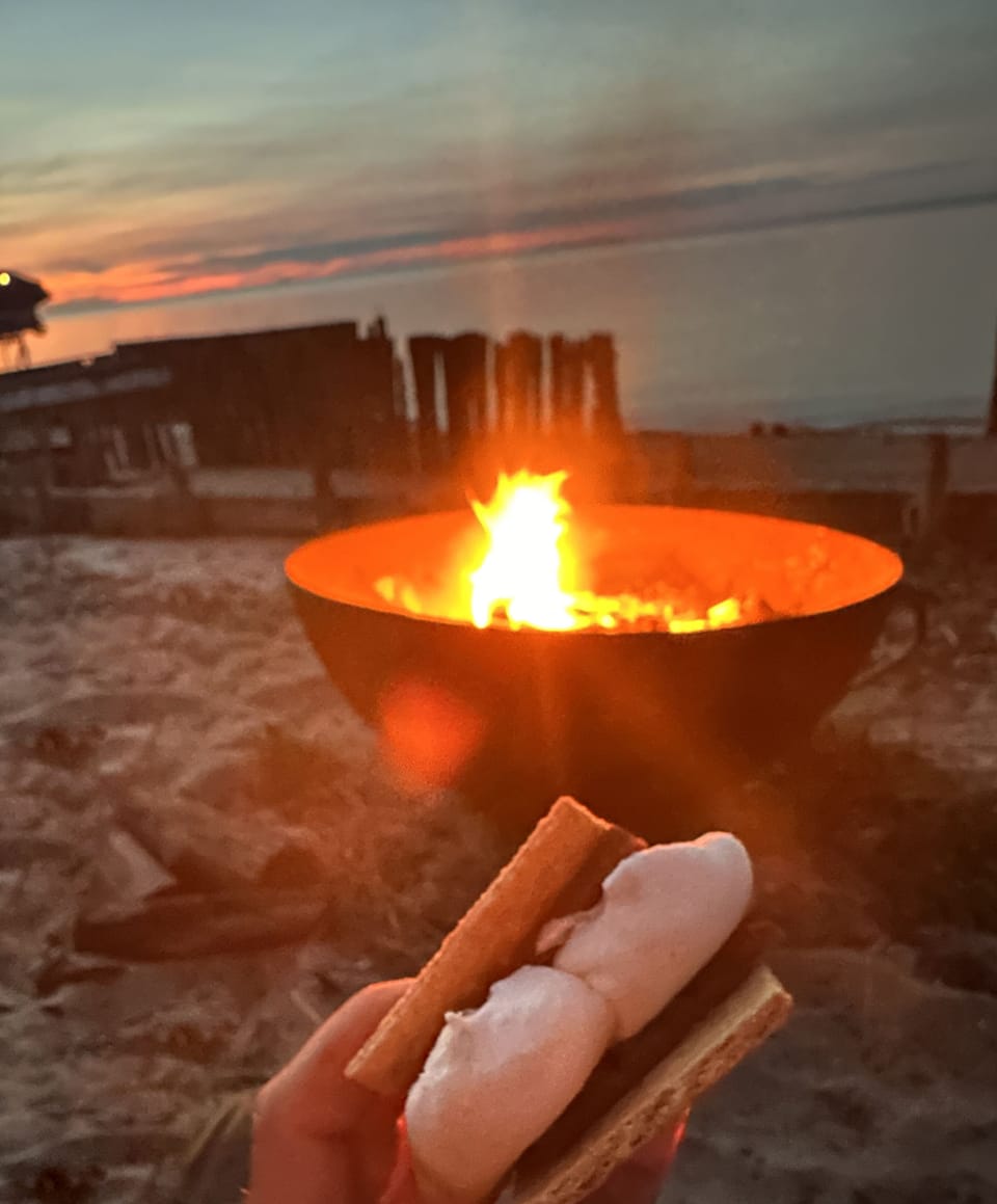 Beach bon fire