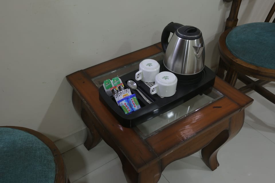 Daily self-serve breakfast for a fee