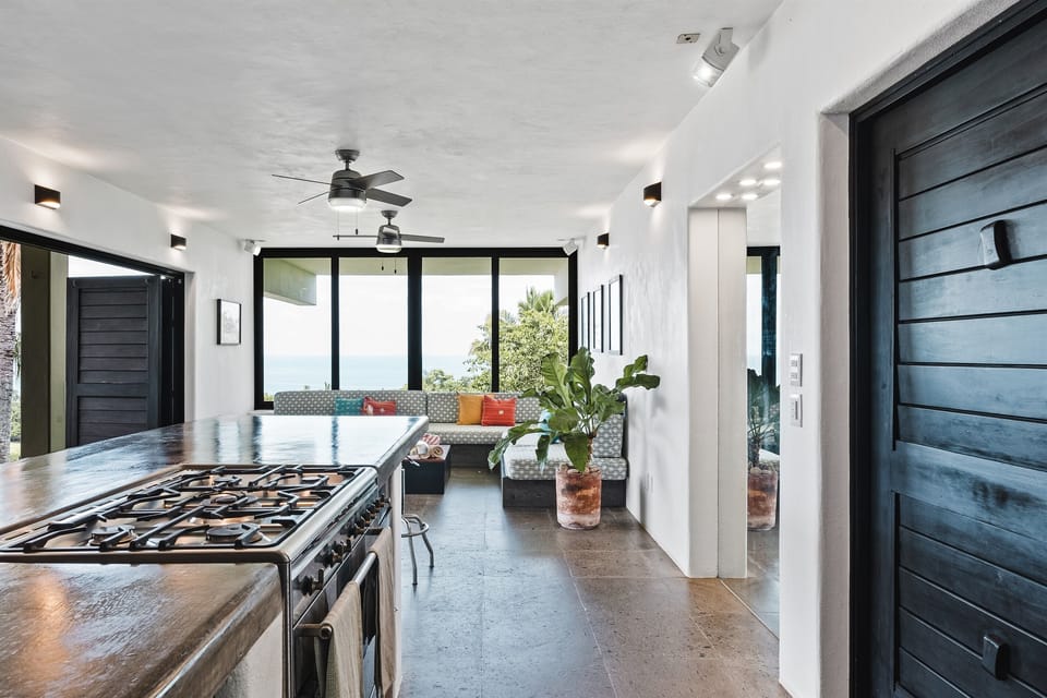 Guest House Kitchen/Dining/Living Areas