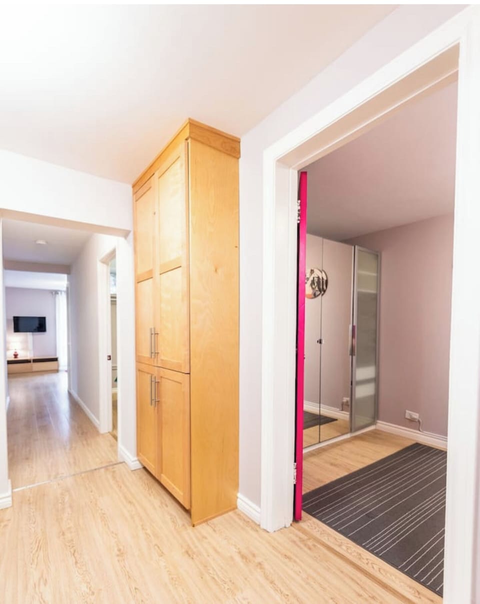 Heading into the kitchen area, you will find the door for bedroom #3