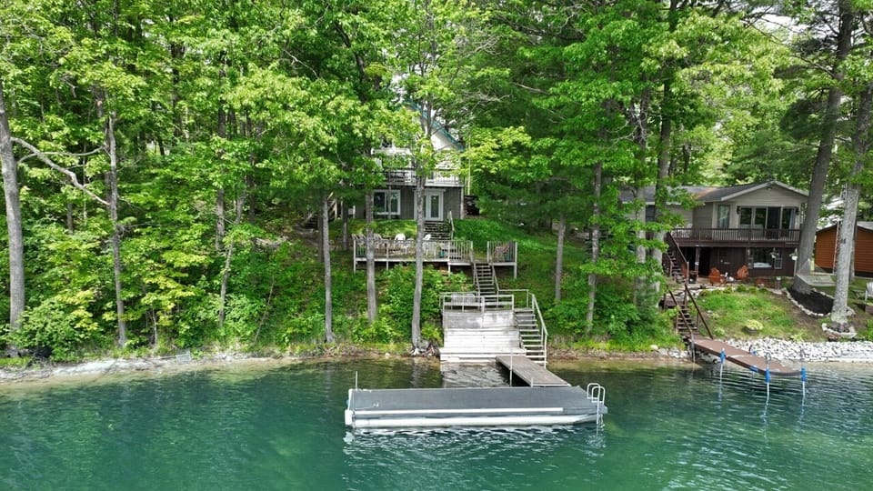 Dock is only out during summer months.