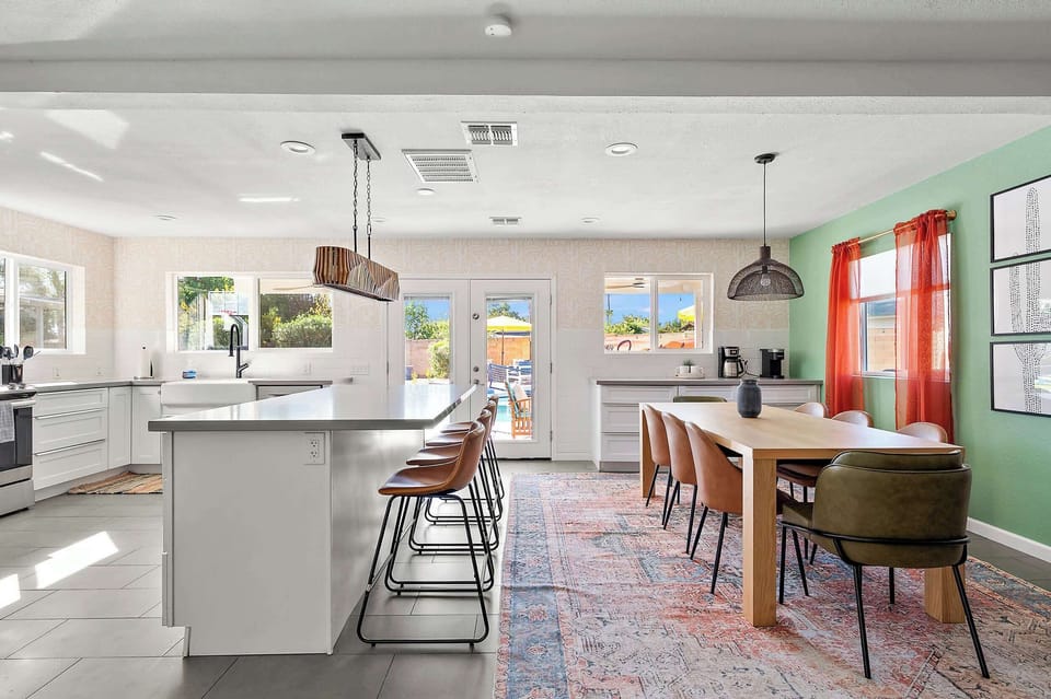 Savor every bite! Enjoy seamless flow between our kitchen and dining space for effortless entertaining