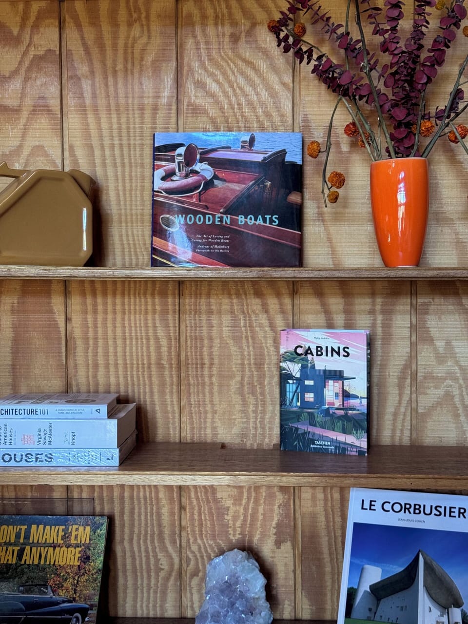 ...cabins and boats...