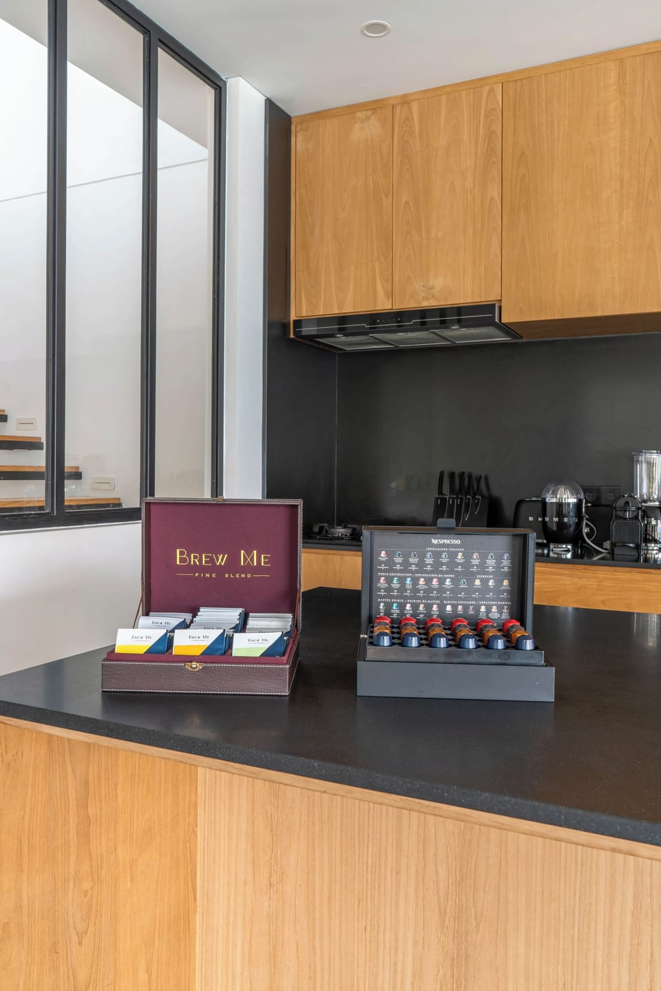 Luxury Villa, Ocean View | Private kitchen | Fridge, microwave, oven, stovetop