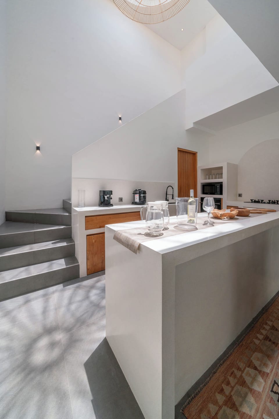 Luxury Villa, Pool View | Private kitchen | Fridge, microwave, oven, stovetop