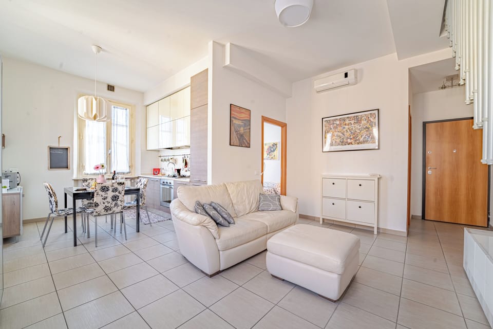 Duplex | Living area | 24-inch flat-screen TV with digital channels