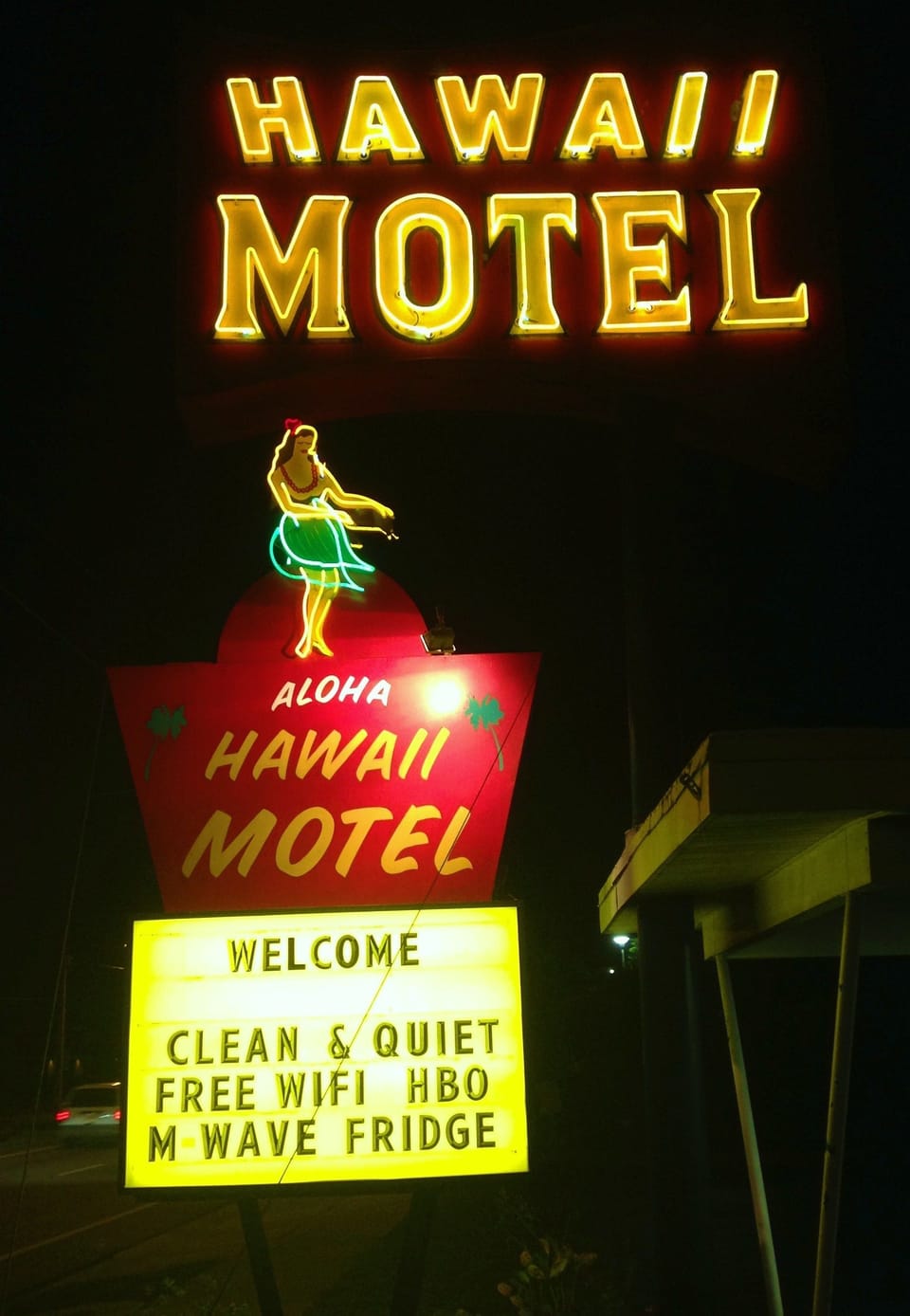 Front of property - evening/night