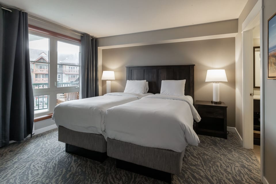 Village Suites Two Bedroom with Kitchen | Laptop workspace, blackout drapes, iron/ironing board, free WiFi