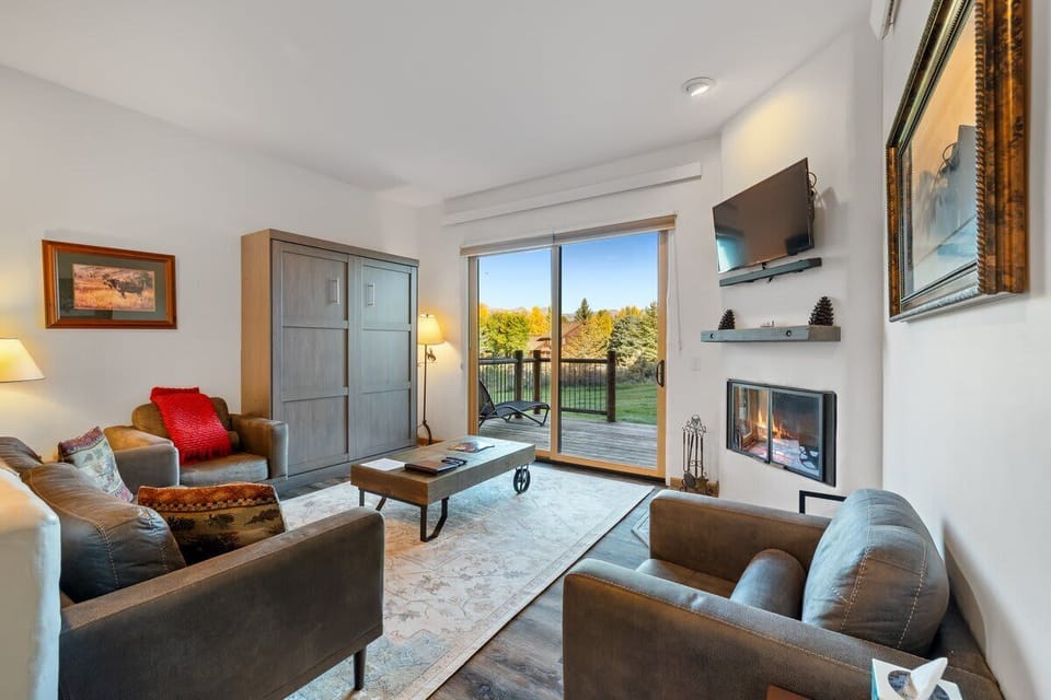 Living Room, murphy bed closed
