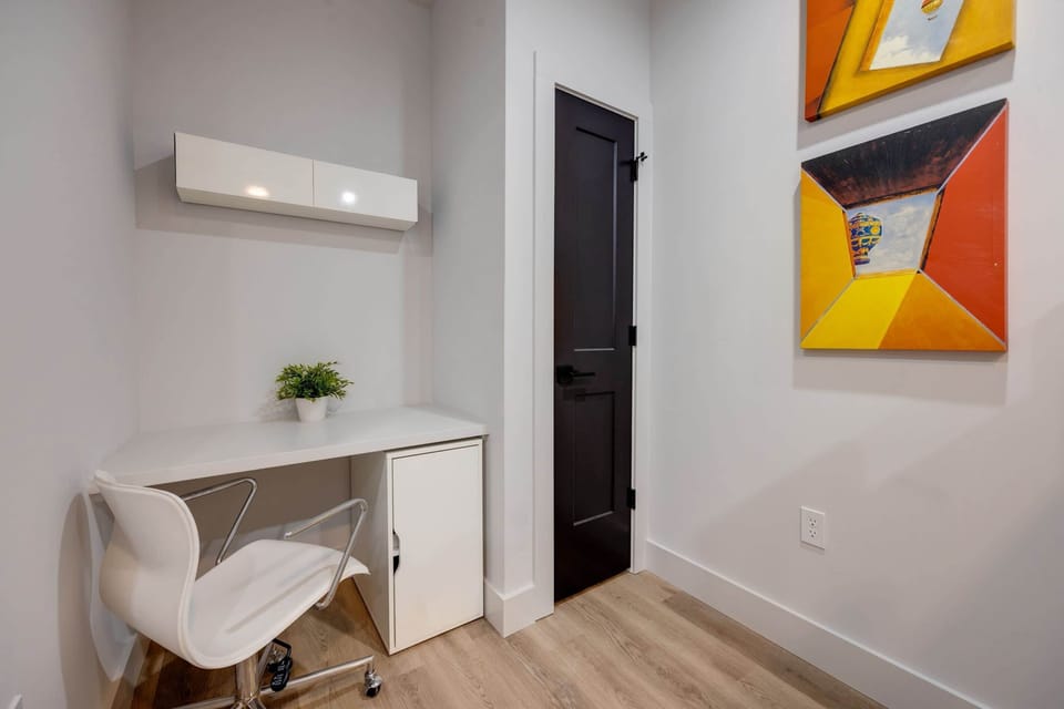 The second bedroom’s twin-over-full bunks are ideal for an afternoon snooze