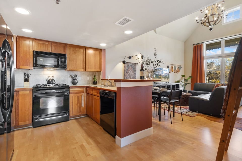 Open Concept | Kitchen, Dining and Living Area