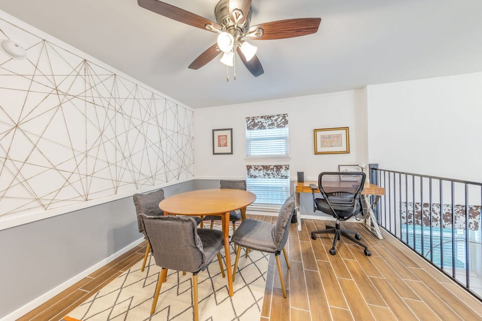 Dedicated workspace with high-speed Wi-Fi for remote work and extended stays