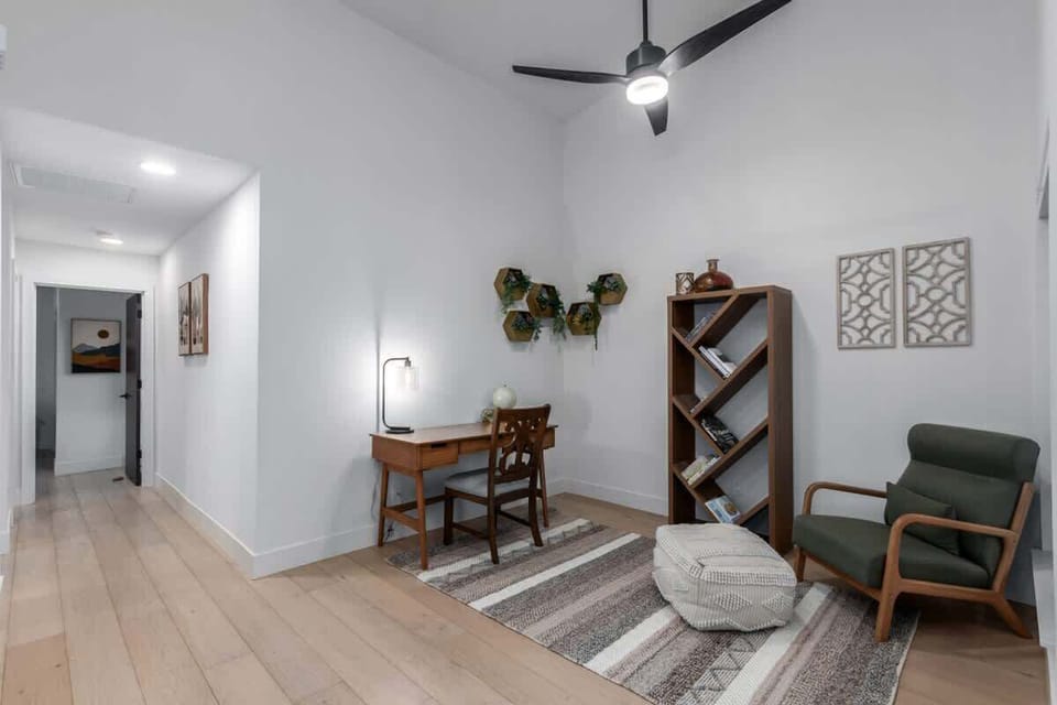 Dedicated workspace area for productivity and focus.