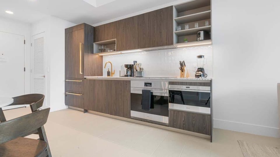 Fully stocked kitchen
