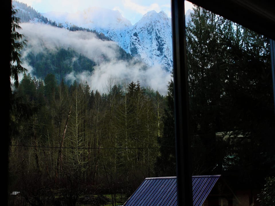 Mt. Index from Kitchen Window