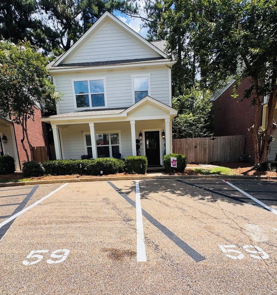 Two parking spots-guest parking available anywhere in non-numbered spaces