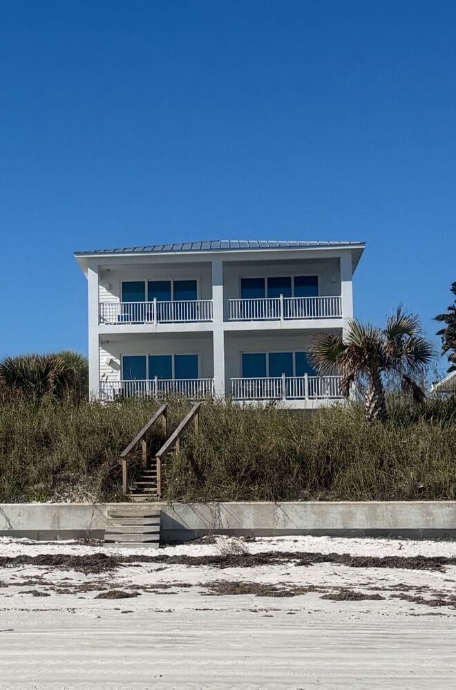 Direct beach access from home.